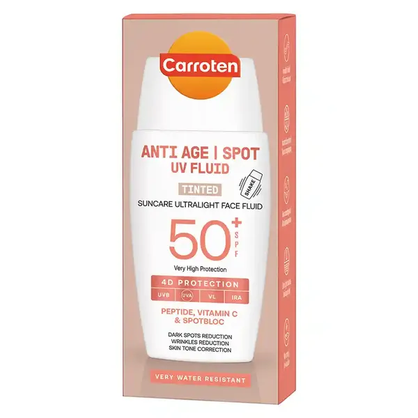 Carroten Αντηλιακή Κρέμα Προσώπου Ultra Light Fluid Glow Tinted SPF50+ 40ml.