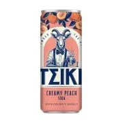 ΤΣΙΚΙ Creamy Peach Soda 330ml