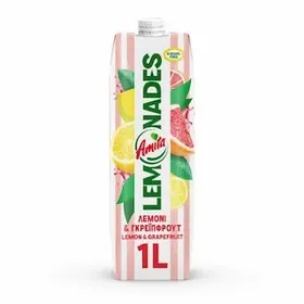 Amita Lemonades Λεμόνι Γκρέιπφρουτ 1lt.