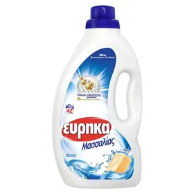 Εύρηκα Μασσαλίας Υγρό Απορρυπαντικό Πλυντηρίου Ρούχων 42mez. 1,68lt.