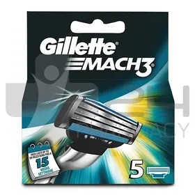 Gillette Mach3 ανταλλακτικά 5τμχ (Οι 2 συσκ.)