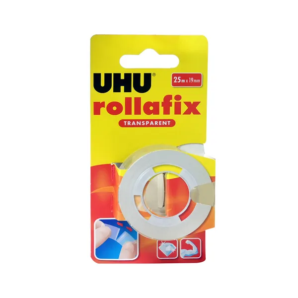 UHU rollafix διάφανη ανταλλακτικό 25mX19mm blister
