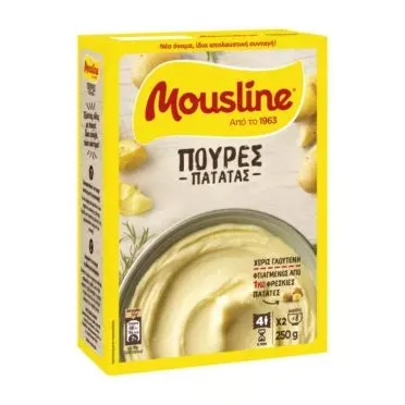 Mousline Πουρές Πατάτας 250g.  2x125g.