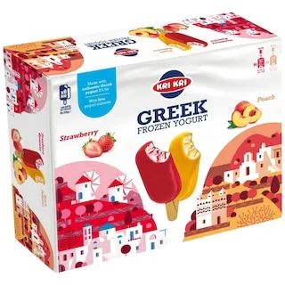 ΚΡΙ ΚΡΙ Παγωτό Frozen Yogurt Mini Mix Φράουλα Ροδάκινο 280g