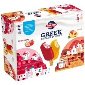 ΚΡΙ ΚΡΙ Παγωτό Frozen Yogurt Mini Mix Φράουλα Ροδάκινο 280g