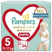 premium care pants παιδικές πάνες βρακάκια No5 (34τεμ.)