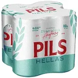 Pils Hellas Μπίρα 0,0% Χωρίς Αλκοόλ 4x330ml.