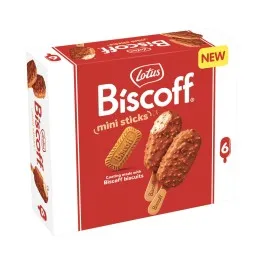 Lotus Biscoff Παγωτό Ξυλάκια 6x50ml