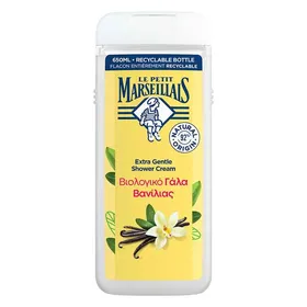 LE PETIT MARSEILLAIS Αφρόλουτρο με Βιολογικό Γάλα Βανίλιας 650ml