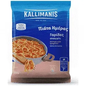 Kallimanis Πιάτα Ημέρας Γαρίδες Με Σπαγγέτι Κατεψυγμένες 300gr