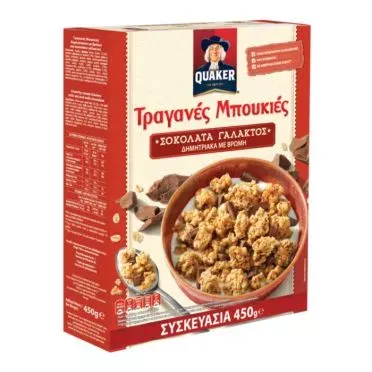 QUAKER ΤΡΑΓ.ΜΠΟΥΚΙΕΣ ΣΟΚ.ΓΑΛΑΚΤ.450ΓΡ.