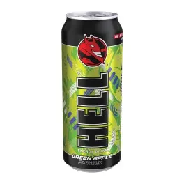 HELL ENERGY DRINK Classic, Strawberry - Banana, Green Apple Flavour 500ml