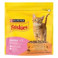 Friskies Ξηρή Τροφή Junior Για Γάτες Κοτόπουλο Γάλα & Λαχανικά 375gr