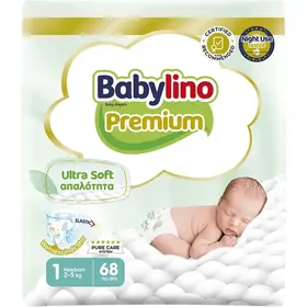 Βρεφική Πάνα Babylino Premium No1 2-5kg 68 τεμ