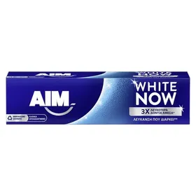 AIM Οδοντόκρεμα White Now 75ml