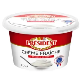 President Creme Fraiche Φρέσκια Κρέμα Γ'αλακτος 30% Λιπαρά 200ml