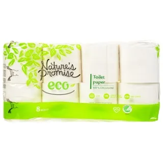 NATURE'S PROMISE Χαρτί Υγείας Eco 3 Φύλλα 8 Ρολά 733g
