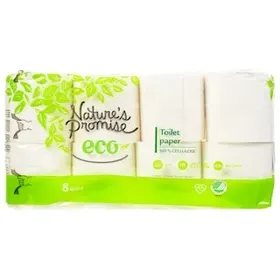 NATURE'S PROMISE Χαρτί Υγείας Eco 3 Φύλλα 8 Ρολά 733g