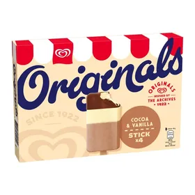 Όλα τα παγωτά ALGIDA Originals 4 τεμ. 320ml (196gr)