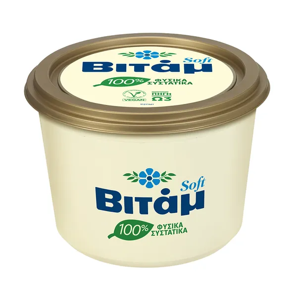 ΒΙΤΑΜ Μαργαρίνη Soft 70% Vegan 800g