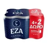 Z Μπύρα Έζα Lager Κουτί 6x330ml 4+2 Δώρο
