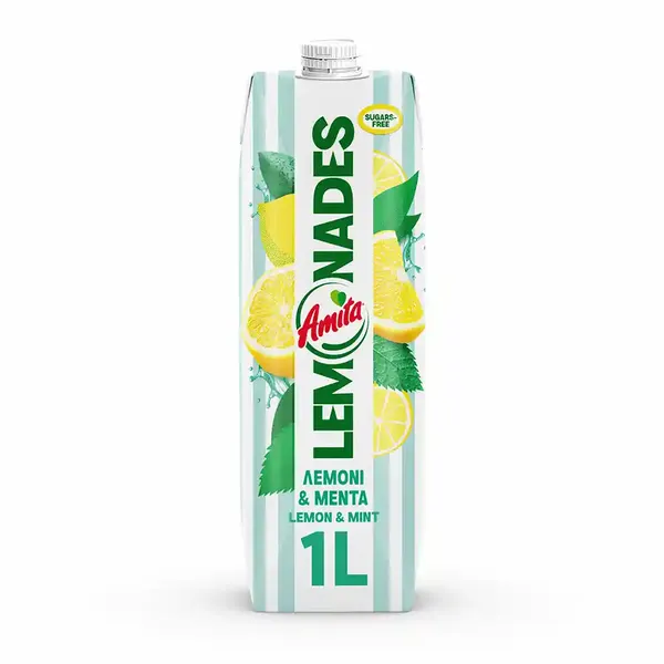 Amita Lemonades Λεμόνι Μέντα 1lt.