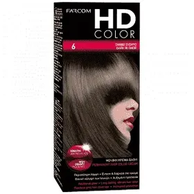 HD Color Σετ Βαφής Μαλλιών Ν6 Ξανθό Σκούρο
