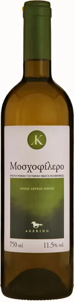 AGERINO Μοσχοφίλερο λευκός ξηρός οίνος 750ml