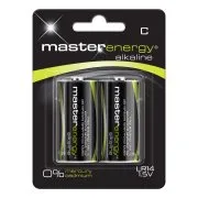 MASTER ENERGY Αλκαλικές Μπαταρίες C 2τεμ