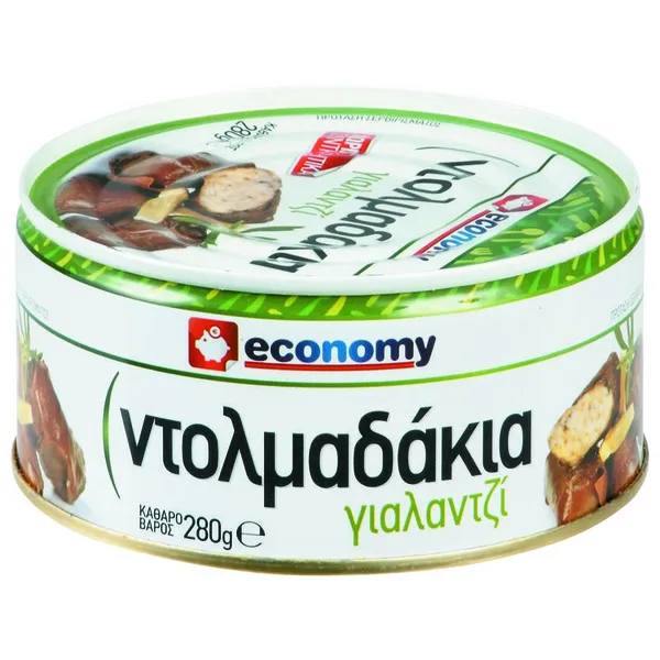 ECONOMY Ντολμαδάκια Γιαλαντζί 280gr
