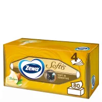 Χαρτομάντηλα Επιτραπέζια Soft & Sensitive Zewa 80 τεμ