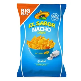 EL SABOR Nacho Chips με Αλάτι Χωρίς γλουτένη 180g