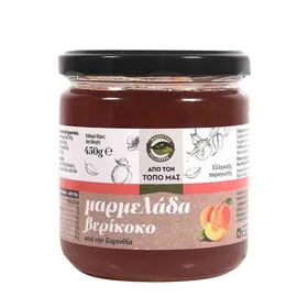 Μασούτης Από Τον Τόπο Μας Μαρμελάδα Βερίκοκο Με 55% Φρούτα 450γρ.