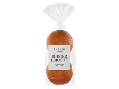 Brioche Burger Buns με βούτυρο 4x77g