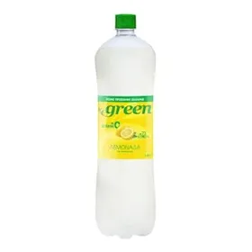 GREEN Αναψυκτικό Λεμονάδα Στέβια Με Ανθρακικό Φιάλη 1.5lt