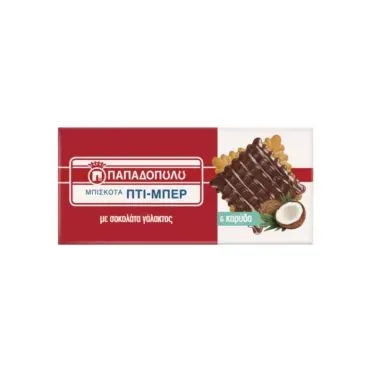 Πτι-Μπερ με Σοκολάτα Γάλακτος & Καρύδα 12x200g