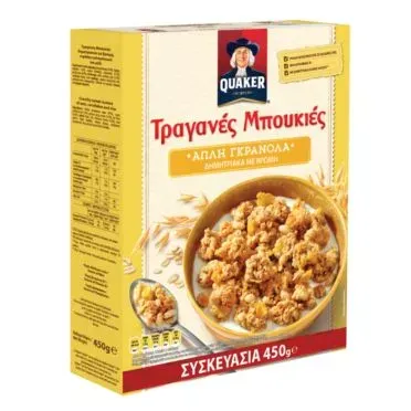 QUAKER ΤΡΑΓ.ΜΠΟΥΚΙΕΣ 450γρ