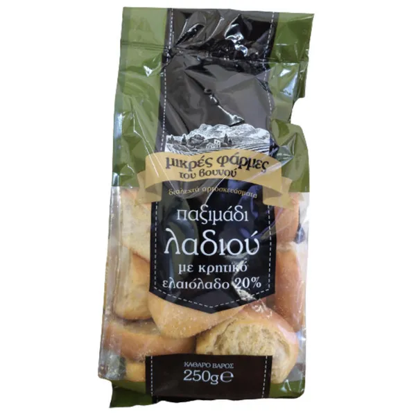 παξιμάδι λαδιού με κρητικό ελαιόλαδο 250γρ.