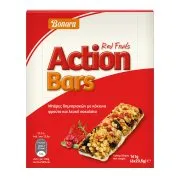 BONORA Action Μπάρες Δημητριακών με Κόκκινα Φρούτα & Λευκή Σοκολάτα 6x23,5g