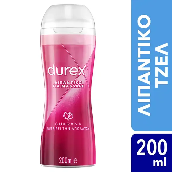 Durex Play Massage Guarana Λιπαντικό Gel 200ml.
