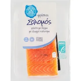 AB FRESH TO GO Σολομός Φιλέτο με Δέρμα Ελαφρύ Κάπνισμα 250g