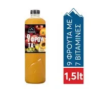 ΟΛΥΜΠΟΣ ΦΥΣΙΚΟΣ ΧΥΜΟΣ 9 ΦΡΟΥΤΑ ΜΕ 7 ΒΙΤΑΜΙΝΕΣ 1,5lt PET