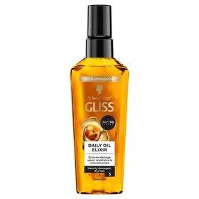 Schwarzkopf Gliss Daily Oil Elixir Έλαιο Μαλλιών Για Πολύ Ταλαιπωρημένα Μαλλιά 75ml.