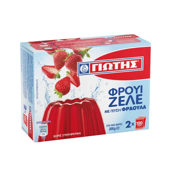 φρουί ζελέ ανανάς ή φράουλα
