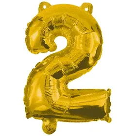 Μπαλόνια Foil Χρυσά 32εκ. Νο 2