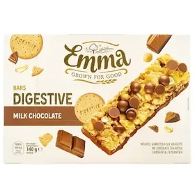 EMMA Μπάρες Δημητριακών Digestive Σοκολάτα 5x28g