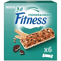 FITNESS Μπάρες Δημητριακών Cookies & Cream 6 X 23.5gr