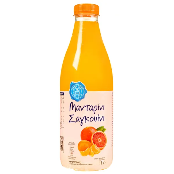 φρουτοποτό μανταρίνι-σαγκουίνι 1lt