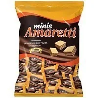 Amaretti Minis Γκοφρετάκια Σακούλα 165gr