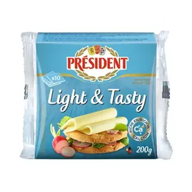 President Τυρί Για Τοστ Light Σε Φέτες 200γρ.